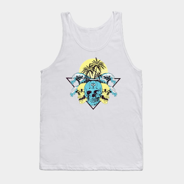 Scary Tsunami Tank Top by BamBam